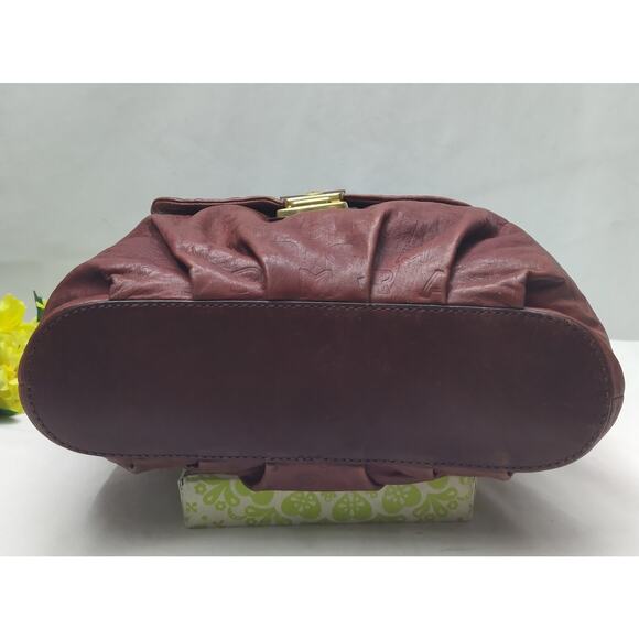 Marc By Marc Jacobs Brown Leather Push Lock Flap Closure Chain Strap Hobo Bag - Picture 8 of 16